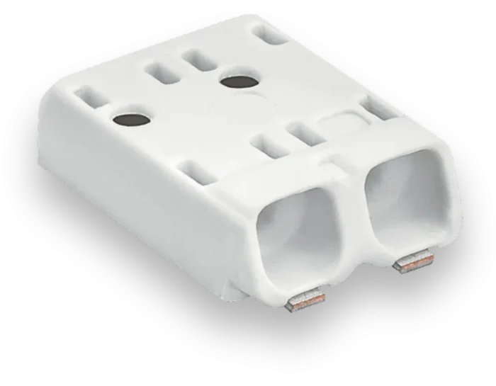 Electro Terminal MICON SMD screwless push-in PCB connector.