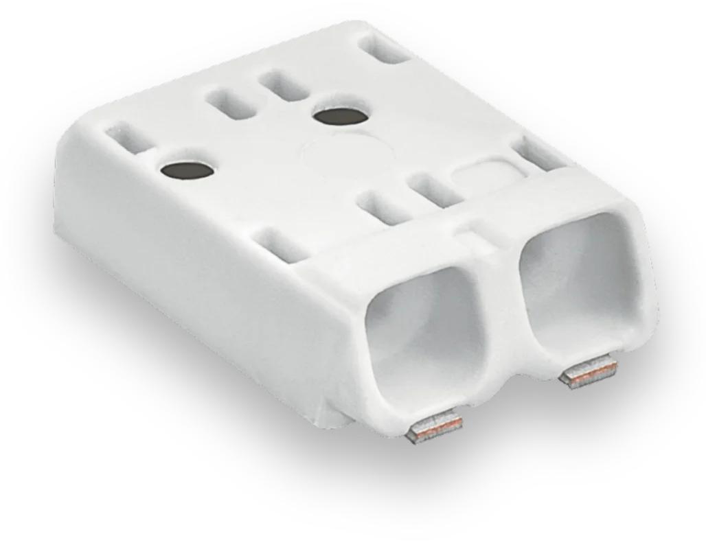 Electro Terminal MICON SMD screwless push-in PCB connector.