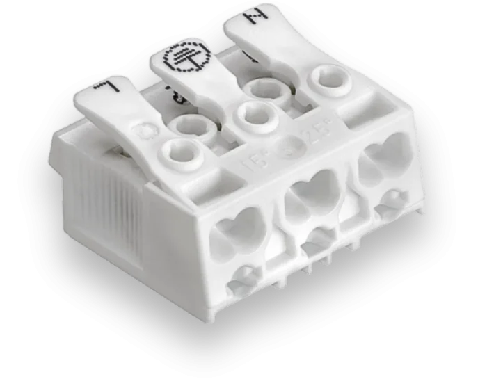 Electro Terminal SLK 3 spring-clamp terminal block.
