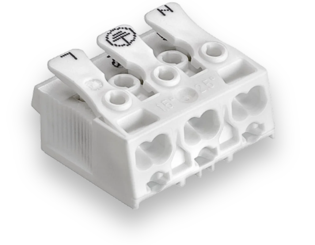 Electro Terminal SLK 3 spring-clamp terminal block.