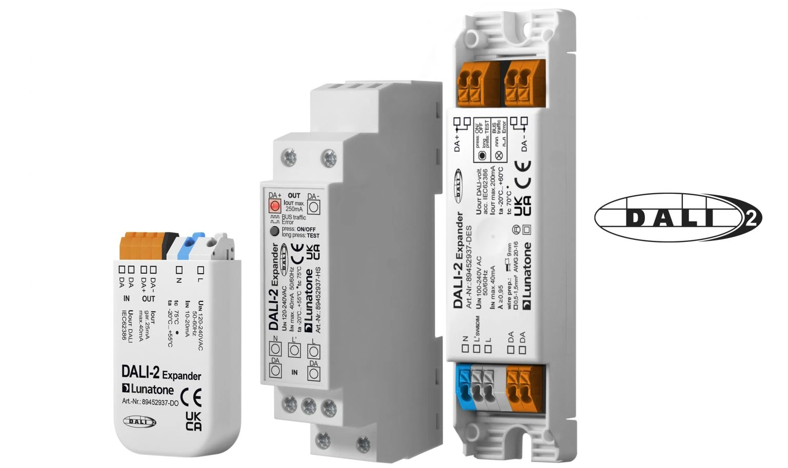 Lunatone higher-capacity DALI bus power supply.