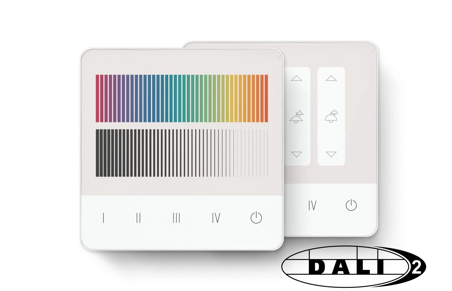 Lunatone DALI control panel and switch.