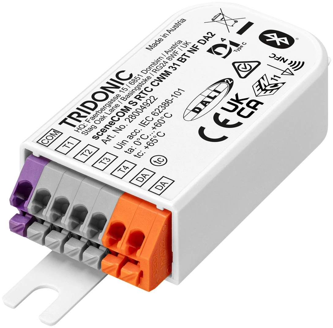 Tridonic SceneCOM S small-room DALI controller.
