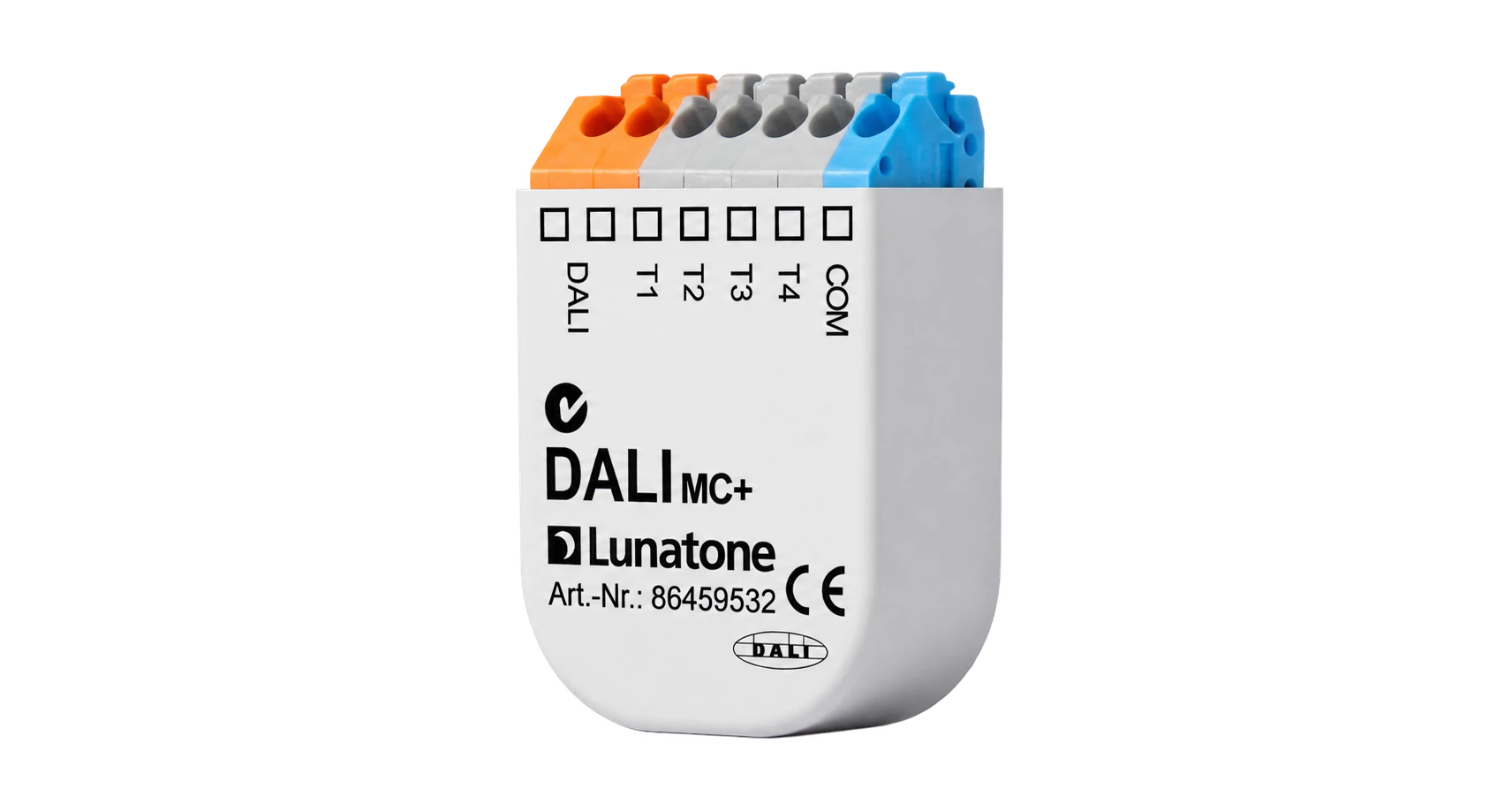 Lunatone DALI MC+ multifunctional DALI control module with colour-coded terminals