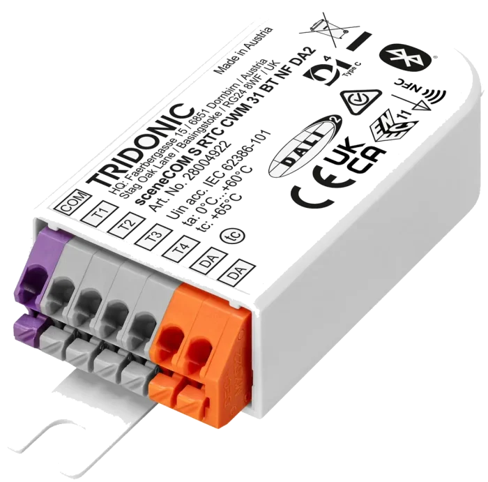 Tridonic SceneCOM S small-room DALI controller.